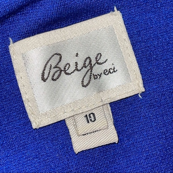 Beige by ECI Houndstooth Sleeveless Sheath Dress 10 - Picture 11 of 17